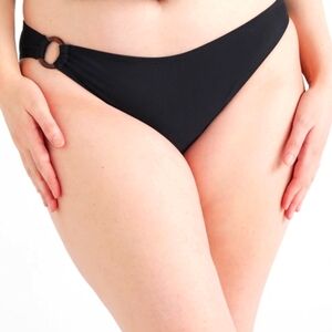 Time & Tru NWT XL 16 18 Black O Ring Bikini Swim Bottoms NEW